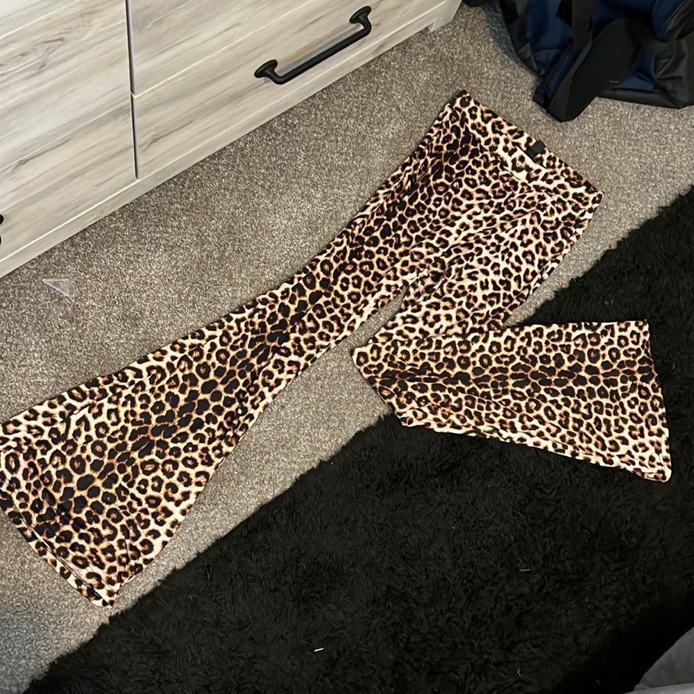 Leopard Bell Bottoms
